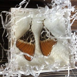 Серьги «Крылья бабочек» – День и Ночь
