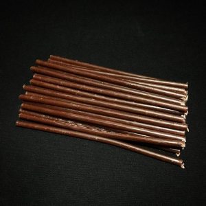 Свеча восковая коричневая 18,5 см