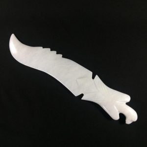 Нож каменный «Белый мрамор» Орёл