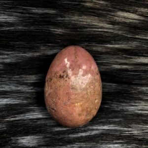 Яйцо Родонит розово-чёрный