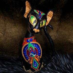 Магический Помощник Черная денежная кошка Исидора (с подселением)
