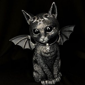 Магический помощник Черный кот-оборотень с крыльями (с подселением)