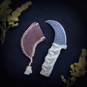 Ритуальный Колдовской нож Ярость Волка (с подселением)
