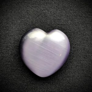Сердце Фиолетовый Кошачий Глаз