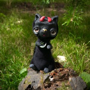 Магический Помощник Чертов Черный рогатый Кот (с подселенеим)