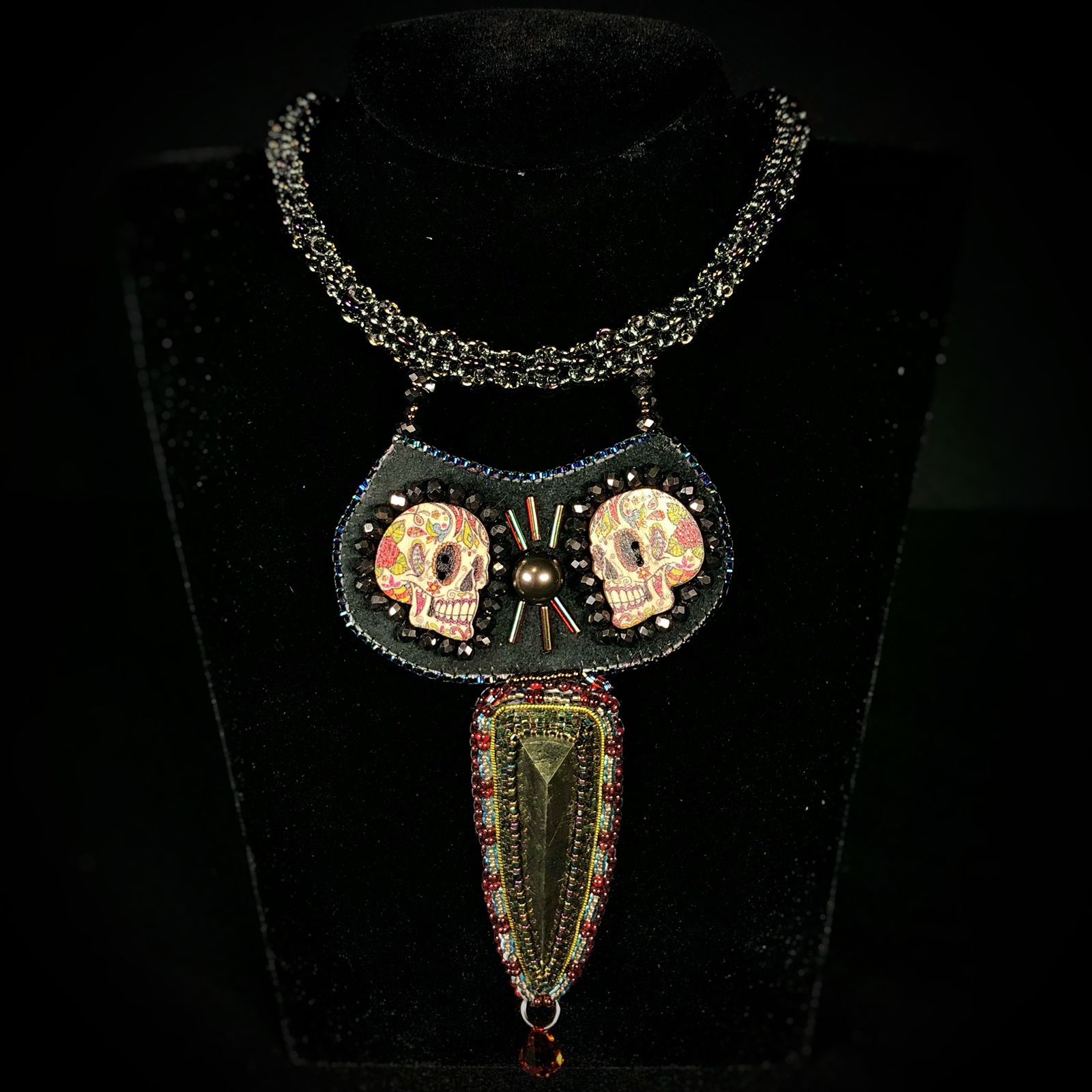 Колдовское ожерелье Ведьмы «Защита Мира Мертвых» (с подселением)