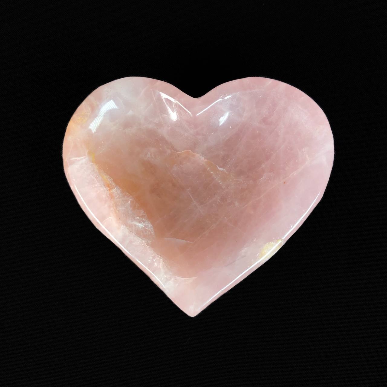 Чаша из Розового Кварца «Любовь в сердцах» 2