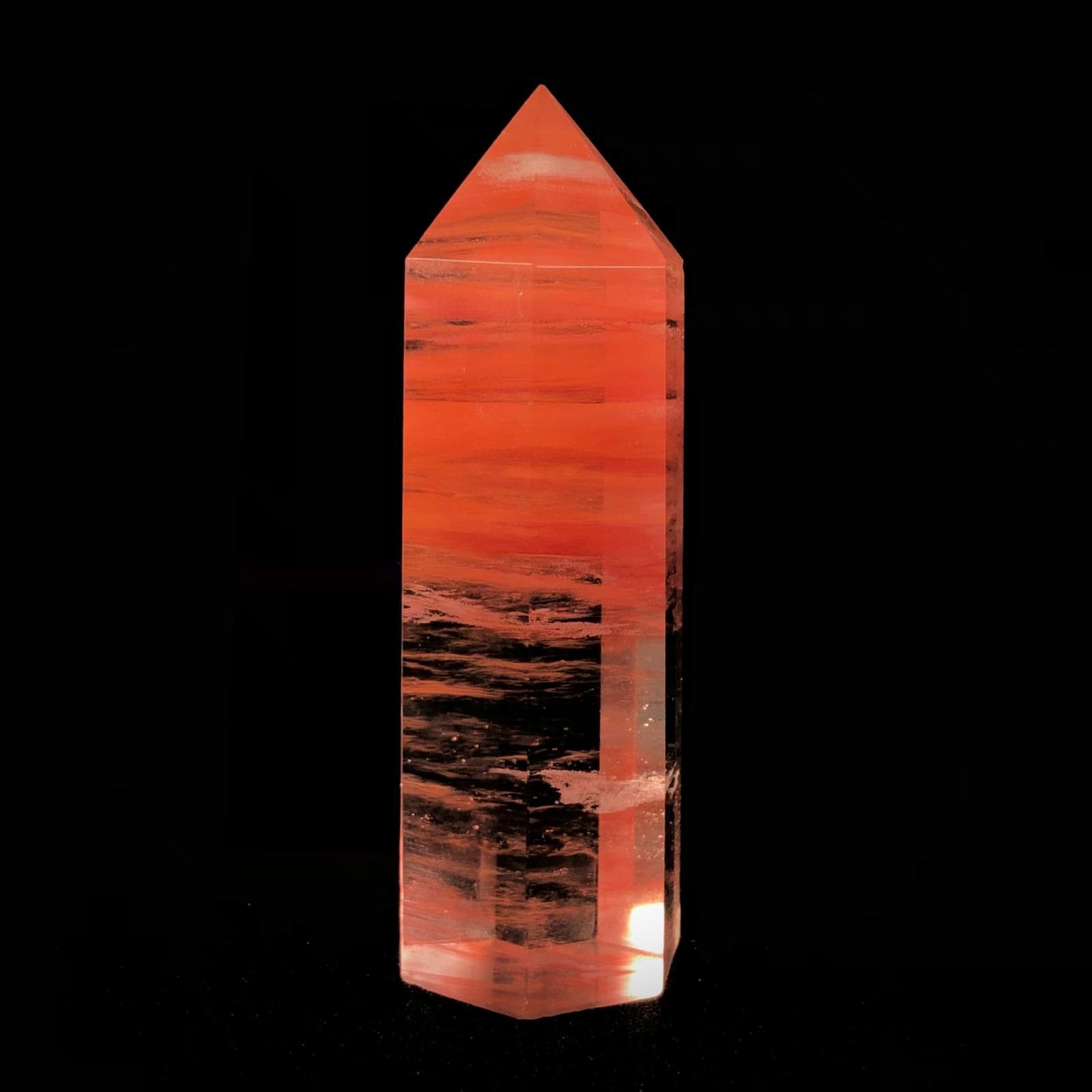 Колдовской кристалл из камня Красный Халцедон