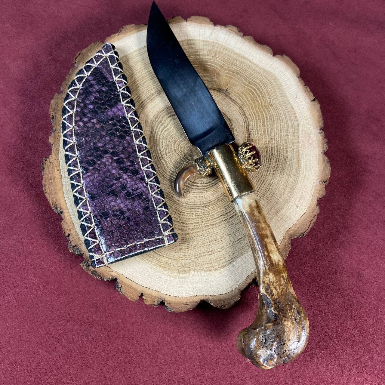 Колдовской нож Ярость Волка с рубином (с подселением)
